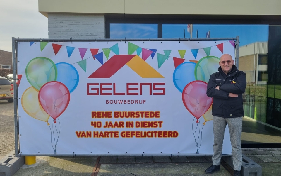 René Buurstede 40 jaar in dienst!