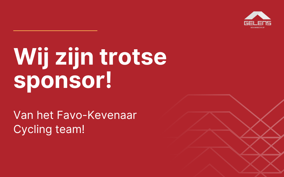 sponsor van het favo kevenaar cycling team