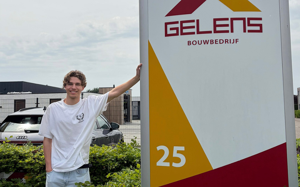 Nieuw talent bij Bouwbedrijf Gelens